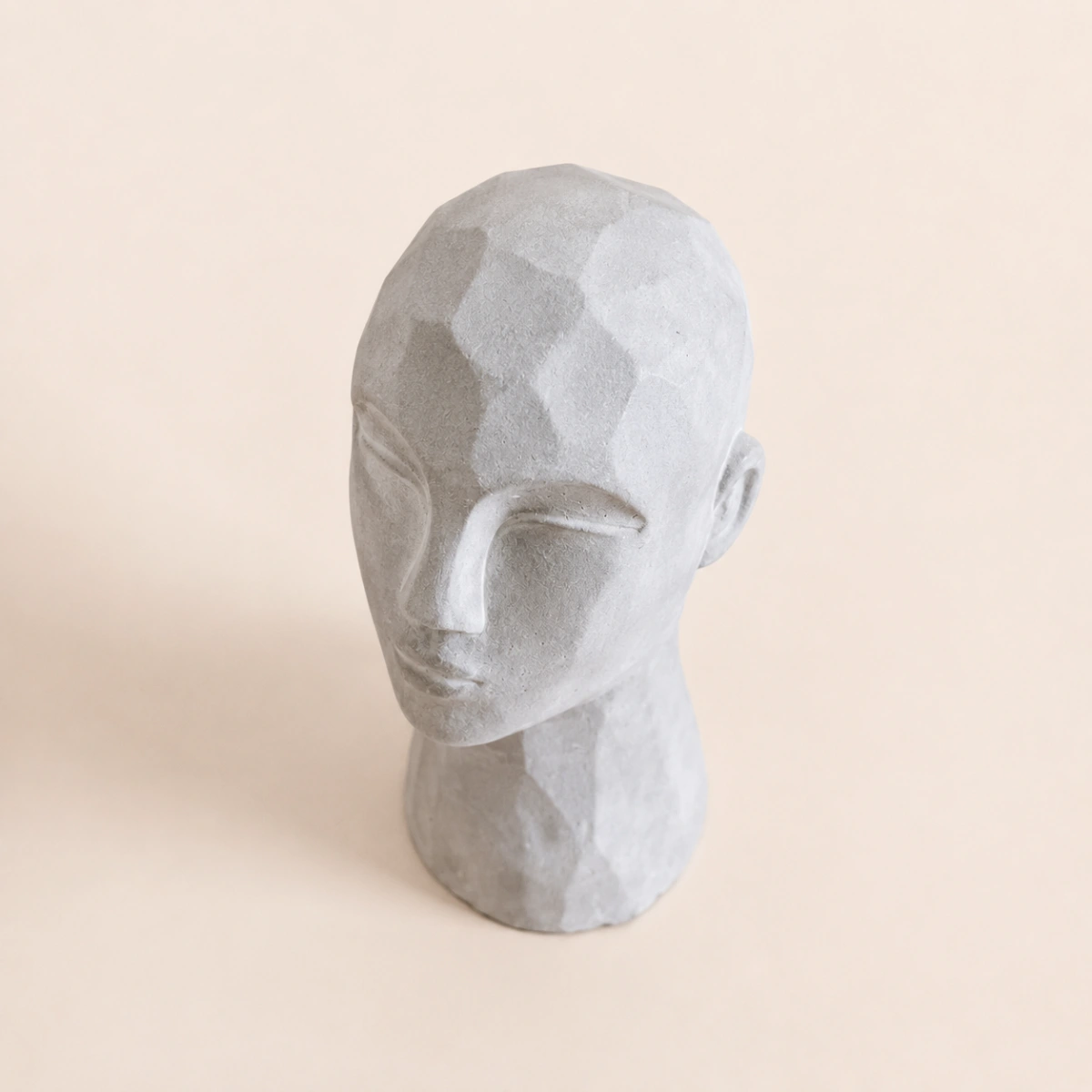 Abstract Faceted Head Sculpture product